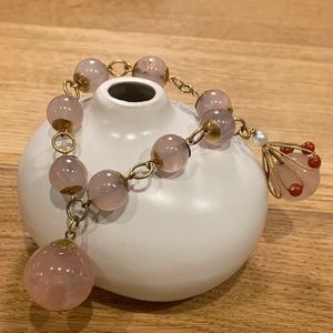 Vintage | Rose Quartz Bead Bracelet